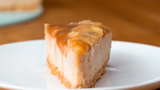 Caramelized Banana Peanut Butter Cheesecake [upl. by Brooks178]