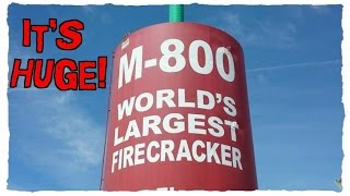 Worlds Largest FIRECRACKER M800 [upl. by Benn]