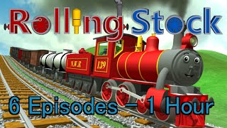 Cartoon Trains  1 Hour of Fun Adventures [upl. by Annaik]