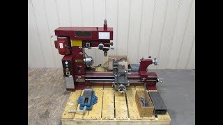 Central Machinery MultiPurpose Lathe Mill Milling Machine Combo 3 in 1 Smithy [upl. by Pronty]