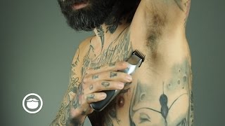 How to Groom Mens Armpits  Carlos Costa [upl. by Gifford]