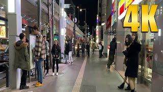 【4K】 Tokyo Red Light Area Roppongi hidden streets Night walking tour 東京散歩  Fall 2020 [upl. by Eniamert]