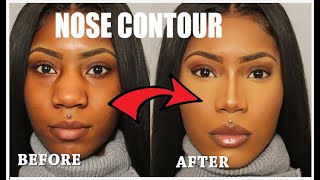 VERY DETAILED HOW TO NOSE CONTOUR TUTORIAL  VanessaK7 [upl. by Ennaxxor]