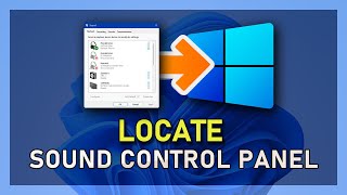 Windows 11  How To Find Sound Control Panel [upl. by Corbet]