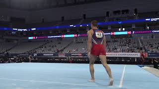 Sam Mikulak  Floor Exercise  2021 US Gymnastics Championships  Senior Men Day 1 [upl. by Erdeid]