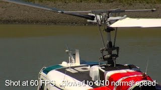 UH 1H Huey rotor blades in slow motion [upl. by Goldfinch481]