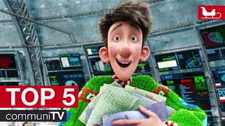 Top 5 Animated Christmas Movies [upl. by Rimidalv]