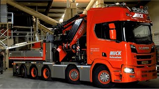 Scania R650 V8  Fassi F2150RA Crane  Mick Volendam Groep [upl. by Eelloh801]