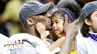 First Take remembers Kobe Bryant The NBA legend father and husband [upl. by Ragen]