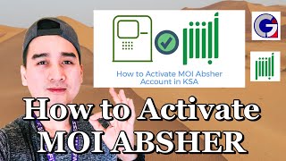 ABSHER ACTIVATION AND REGISTRATION  SAUDI ARABIA  EASY STEPS [upl. by Kalle]