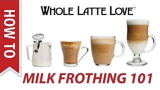 Milk Frothing for Beginners [upl. by Ria]