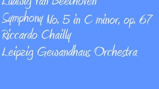 Ludwig Van Beethoven Riccardo Chailly Symphony no 5 in C minor [upl. by Carew]