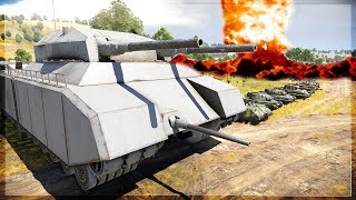 P 1000 𝑹𝑨𝑻𝑻𝑬 ☢️ NUCLEAR ☢️ Cannon  Ultimate Wehraboo Weapon War Thunder User Made Mission [upl. by Uahc]