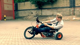 Motorised Drift Trike  FUN [upl. by Nallac]