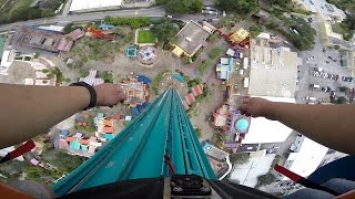 Falcons Fury 335ft Drop Tower OnRide POV Busch Gardens Tampa [upl. by Warfold338]