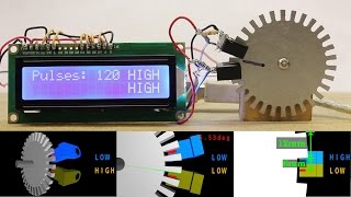 Rotary encoder  sensor arrangement [upl. by Chauncey]