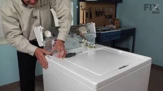 Whirlpool Washer Repair– How to replace the Water Inlet Valve [upl. by Ahsinotna832]