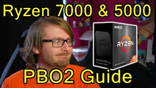 Ryzen 7000 amp 5000 Precision Boost Overdrive 2 Guide [upl. by Timoteo]