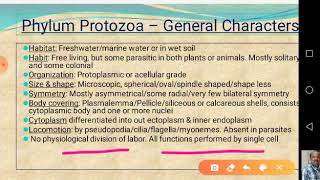 Phylum Protozoa  General Characters and Classification [upl. by Briana]