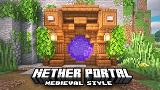 How to build a Nether Portal in Minecraft 117  Nether Portal Design [upl. by Aciria]