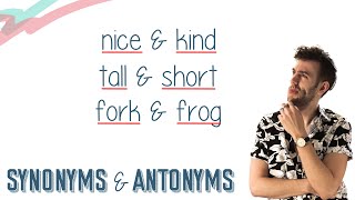 SYNONYMS amp ANTONYMS  English Lesson [upl. by Eniarrol256]