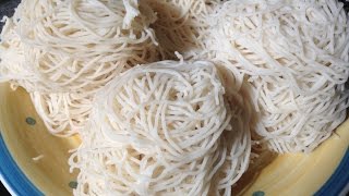 String HoppersIdyappa with Rice Flour Using Stand Mixer SRI LANKAN [upl. by Yznel]