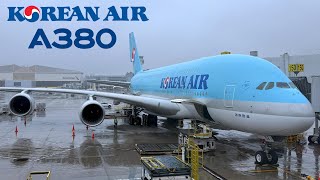 🇺🇸 Los Angeles LAX to Seoul ICN 🇰🇷 Korean Air Airbus A380  FULL FLIGHT REPORT Polar route [upl. by Milton834]