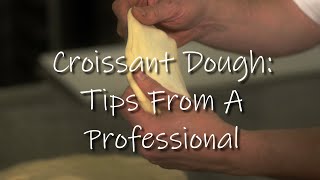 Croissant Dough Tips from a Professional [upl. by Ariek]