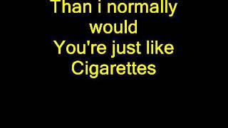 Boomarang  Cigarettes Lyrics Video [upl. by Tal]