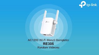 AC1200 WiFi Menzil Genişletici RE305 Kurulum Videosu [upl. by Lilllie]