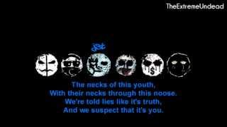 Hollywood Undead  Pain Lyrics Video [upl. by Amaris752]