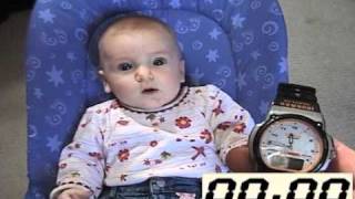 Infant Looking Time Habituation Activity 2 from quotWhat Babies Can Doquot DVD [upl. by Dambro507]