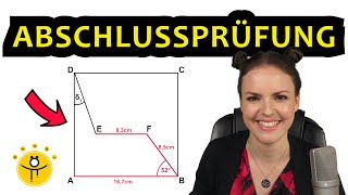 ABSCHLUSSPRÜFUNG Realschule Mathe – 10 Klasse Sinus Cosinus Tangens rechtwinkliges Dreieck [upl. by Aitsirk416]