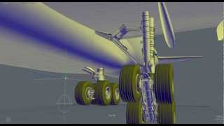 Boeing 7478 Landing Gear Retraction Test [upl. by Fullerton166]