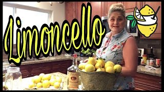 How To Make Limoncello  Italian Lemon Liqueur Recipe [upl. by Josh]