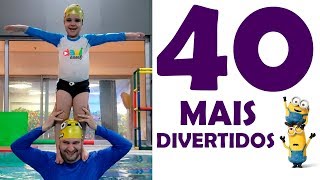 TOP 40 TIPOS DE EXERCÍCIOS DIFERENTES DE NATAÇÃO INFANTIL [upl. by Adnoluy]