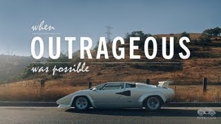 Lamborghini Countach  When Outrageous Was Possible  Petrolicious [upl. by Atirrehs]