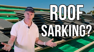 WHAT IS ROOF SARKING  Queensland Roofing [upl. by Amathist]