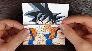 TUTORIAL Goku Transformations  Endless card [upl. by Estell]