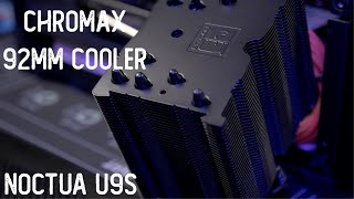 92mm Tower of Power Noctua NHU9S Chromax Test and Review [upl. by Ahseinad6]