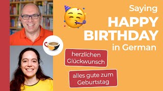 6 ways to wish someone HAPPY BIRTHDAY in German [upl. by Teragram]