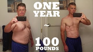 1 Year Weight Loss Transformation  Mind amp Body Transformation [upl. by Neyr]