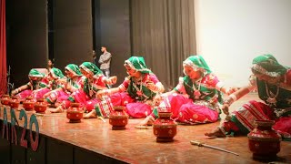 RAJASTHANI FOLK DANCE  TEHRA TAALI  MRIDANG IPCW  RUN JHUN BAJE GHOOGHARA [upl. by Cressy]