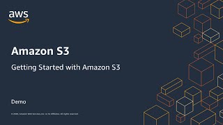 Getting started with Amazon S3  Demo [upl. by Eirrac]