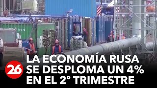 La economía rusa se desploma [upl. by Elyn514]