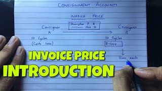 Consignment Account  Invoice Price  Financial Accounting  By Saheb Academy [upl. by Norit]