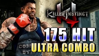 TJ COMBO 175 hit TRIPLE ULTRA COMBO 1440p HD  Killer Instinct Season 2 [upl. by Bartholemy]