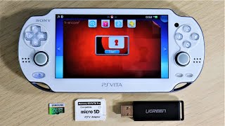 PS Vita Tutorial How To Install SD2Vita Micro SD Card Adapter  256GB Additional Space For Homebrew [upl. by Oribelle]