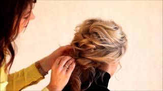 Tuto Coiffure Chignon Bohème [upl. by Dexter]