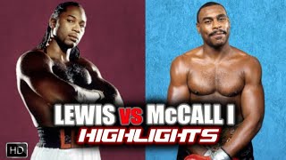 Lennox Lewis vs Oliver McCall  Full Fight  Highlights HD [upl. by Croydon]